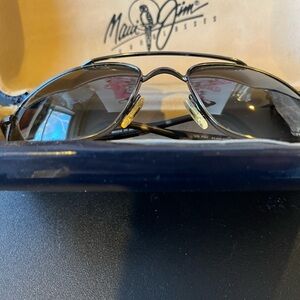 Maui Jim Textured Blue Eyewear Case